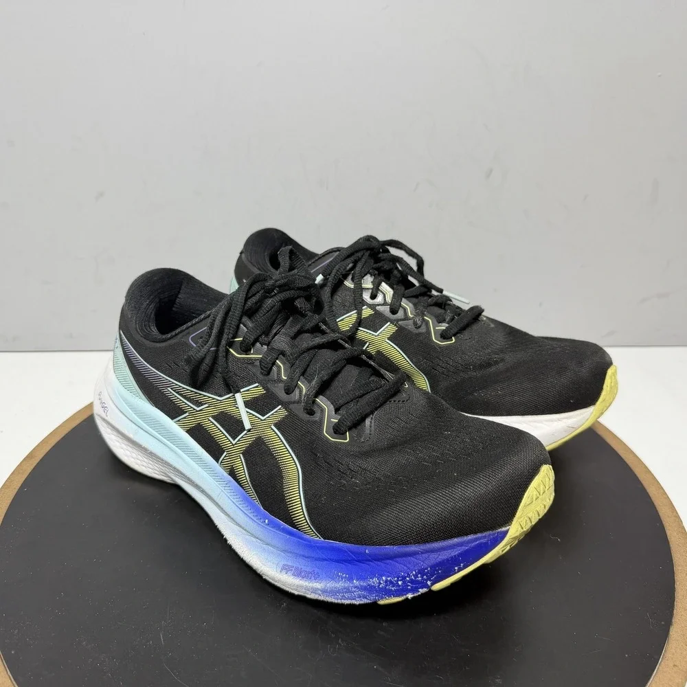 ASICS Gel-Kayano 30 Shoes Womens Size 10 Black PureGEL Running Sneakers Mesh